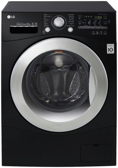 LG FH2A8TDN8 8KG 1200 Spin - Washing Machine - Black